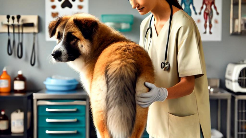What happens if a dog's glands aren't expressed?