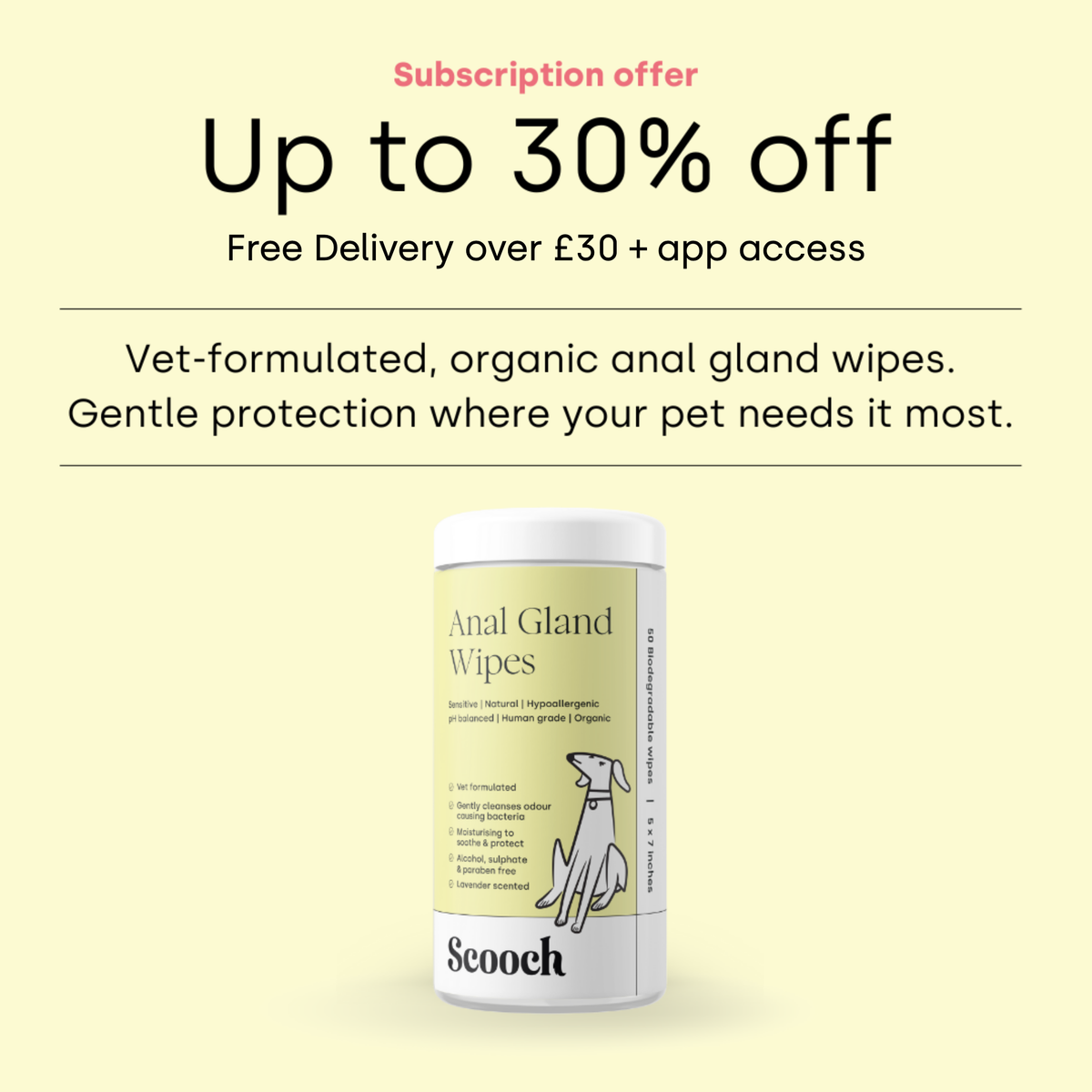 Anal Gland wipes