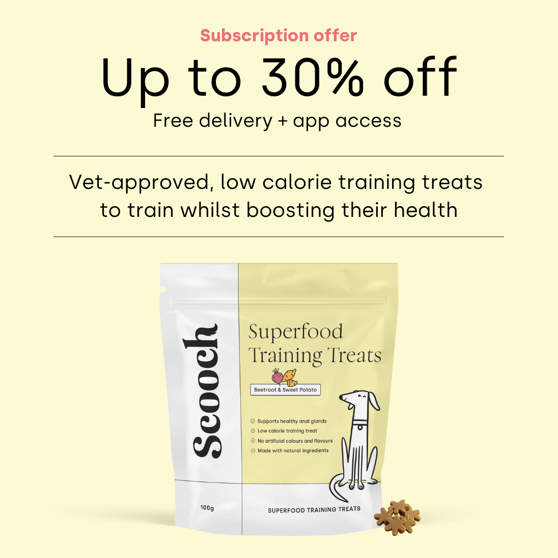 Training Treats Beetroot & Sweet Potato (1 pack)